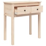 Table console 70x35x75 cm Bois massif de pin – Image 5