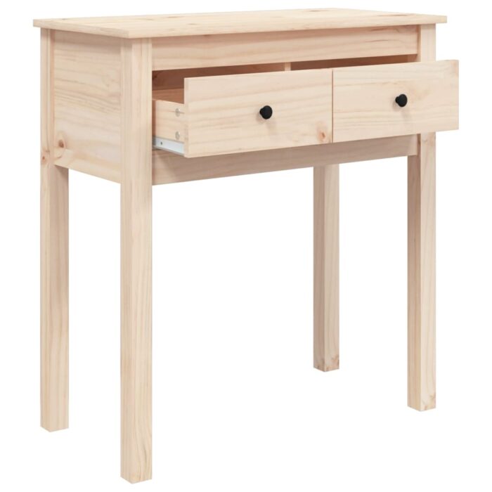Table console 70x35x75 cm Bois massif de pin – Image 5