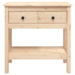 Table console 75x35x75 cm Bois massif de pin – Image 4