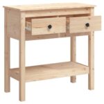 Table console 75x35x75 cm Bois massif de pin – Image 5