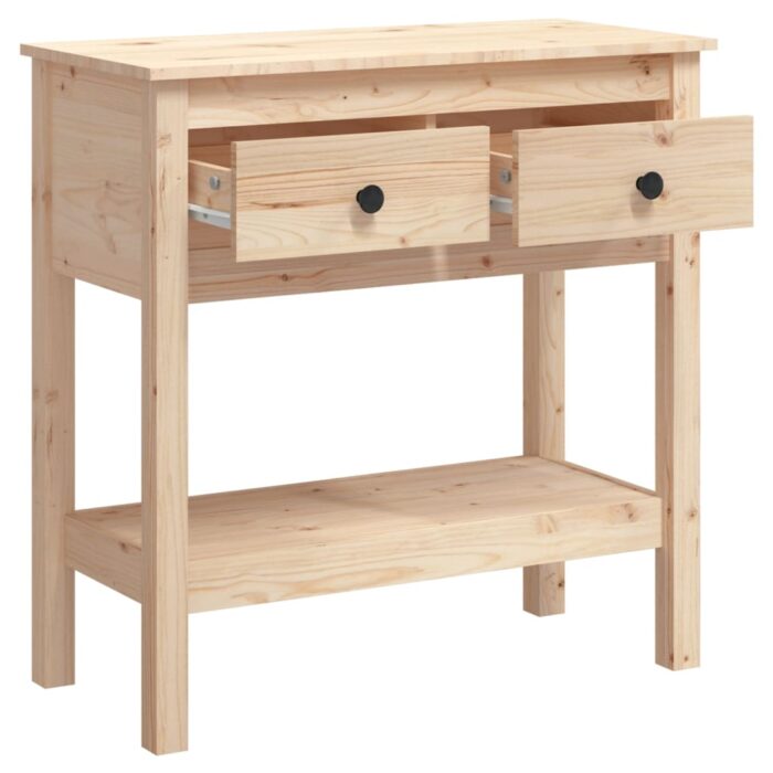 Table console 75x35x75 cm Bois massif de pin – Image 5