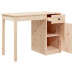 Bureau 100x50x75 cm Bois massif de pin – Image 5