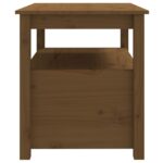 Table basse Marron miel 71x49x55 cm Bois massif de pin – Image 6