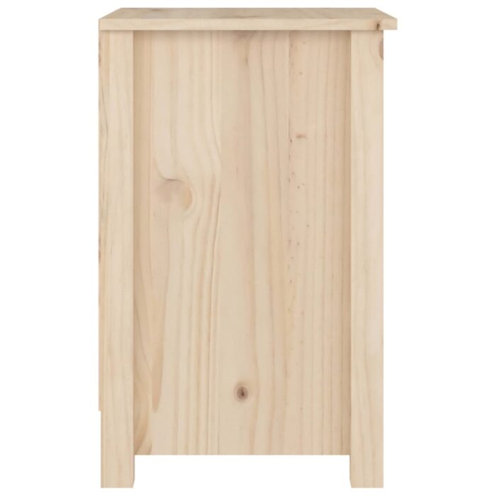 Table de chevet 40x35x55 cm Bois de pin solide – Image 2