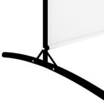 Cloison de séparation 5 panneaux Blanc 433x180 cm Tissu – Image 5