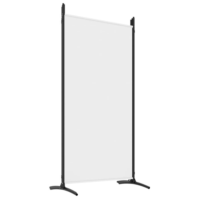 Cloison de séparation 6 panneaux Blanc 520x180 cm Tissu – Image 4