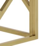 Table basse doré acier inoxydable et verre trempé – Image 4