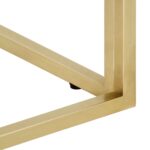 Table basse doré acier inoxydable et verre trempé – Image 6