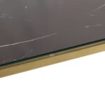 Table console doré acier inoxydable et verre trempé – Image 6