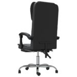 Fauteuil inclinable de bureau Noir Similicuir – Image 3