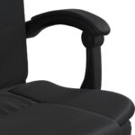 Fauteuil inclinable de bureau Noir Similicuir – Image 7