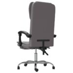 Fauteuil inclinable de bureau Gris Similicuir – Image 3