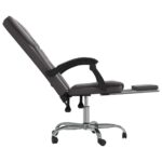 Fauteuil inclinable de bureau Gris Similicuir – Image 5