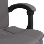 Fauteuil inclinable de bureau Gris Similicuir – Image 7