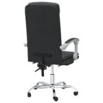 Fauteuil inclinable de bureau Noir Similicuir – Image 3