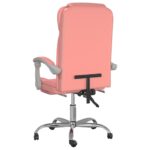 Fauteuil inclinable de bureau Rose Similicuir – Image 3