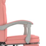 Fauteuil inclinable de bureau Rose Similicuir – Image 7