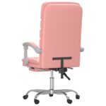 Fauteuil de massage inclinable de bureau Rose Similicuir – Image 3