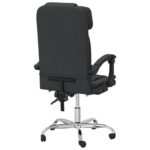 Fauteuil de massage inclinable de bureau Noir Similicuir – Image 3