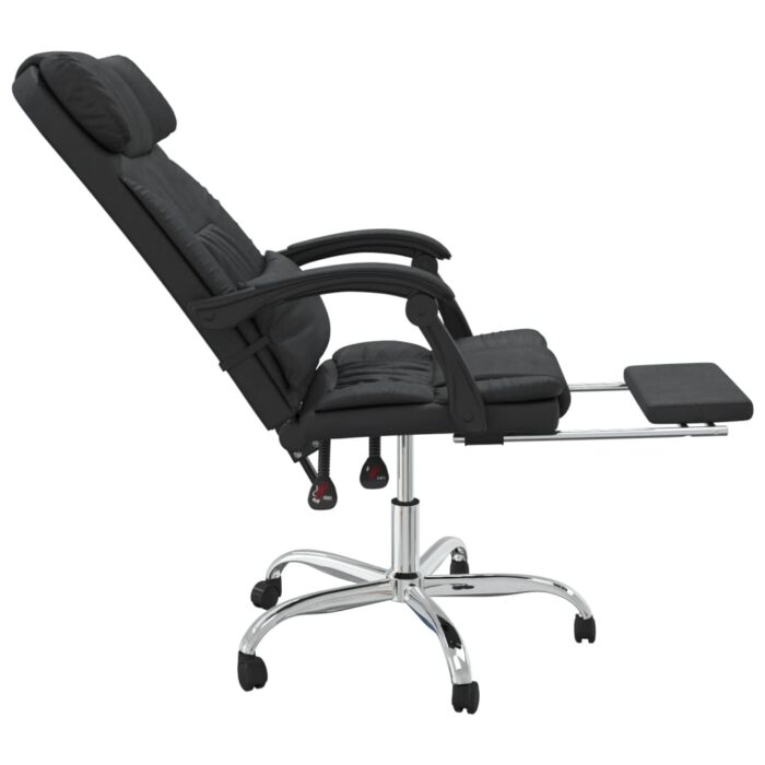 Fauteuil de massage inclinable de bureau Noir Similicuir – Image 5