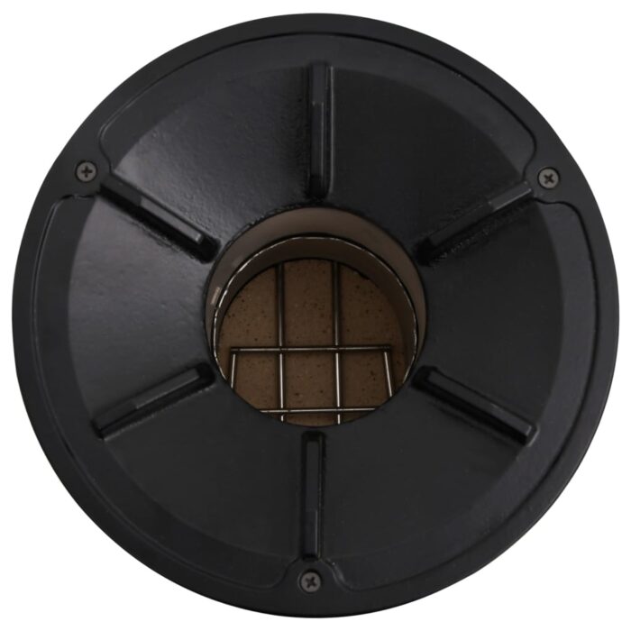 Poêle à bois de camping Argenté 45x25x26 cm Acier – Image 5