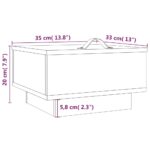 Boîtes de rangement et couvercles 3pcs Blanc Bois massif de pin – Image 10