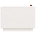 Boîtes de rangement et couvercles 3pcs Blanc Bois massif de pin – Image 6