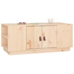 Table basse 100x50x41 cm Bois massif de pin – Image 3
