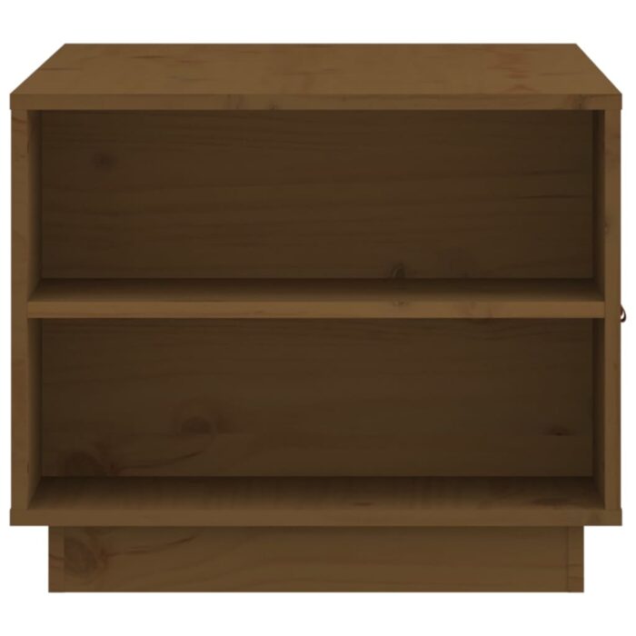 Table basse Marron miel 100x50x41 cm Bois massif de pin – Image 6