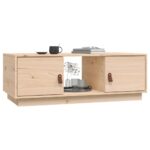 Table basse 100x50x35 cm Bois massif de pin – Image 2