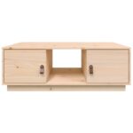 Table basse 100x50x35 cm Bois massif de pin – Image 4
