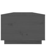 Table basse Gris 100x50x35 cm Bois massif de pin – Image 6