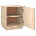 Table de chevet 40x34x45 cm Bois de pin solide – Image 5