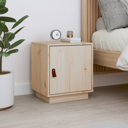 Table de chevet 40x34x45 cm Bois de pin solide