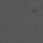 Table de chevet Gris 40x34x55 cm Bois de pin massif – Image 7