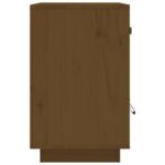 Table de chevet Marron miel 40x34x55 cm Bois de pin solide – Image 4
