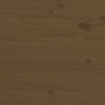 Table de chevet Marron miel 40x34x55 cm Bois de pin solide – Image 7