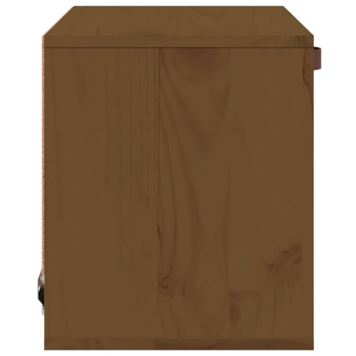 Armoire murale Marron miel 40x30x35 cm Bois de pin massif – Image 2