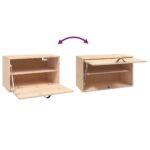 Armoire murale 60x30x35 cm Bois de pin massif – Image 4