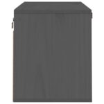 Armoire murale Gris 60x30x35 cm Bois de pin massif – Image 2