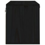 Armoire murale Noir 60x30x35 cm Bois de pin massif – Image 2