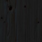 Armoire murale Noir 31,5x30x30 cm Bois de pin massif – Image 10