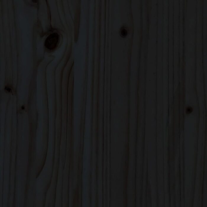 Armoire murale Noir 31,5x30x30 cm Bois de pin massif – Image 10