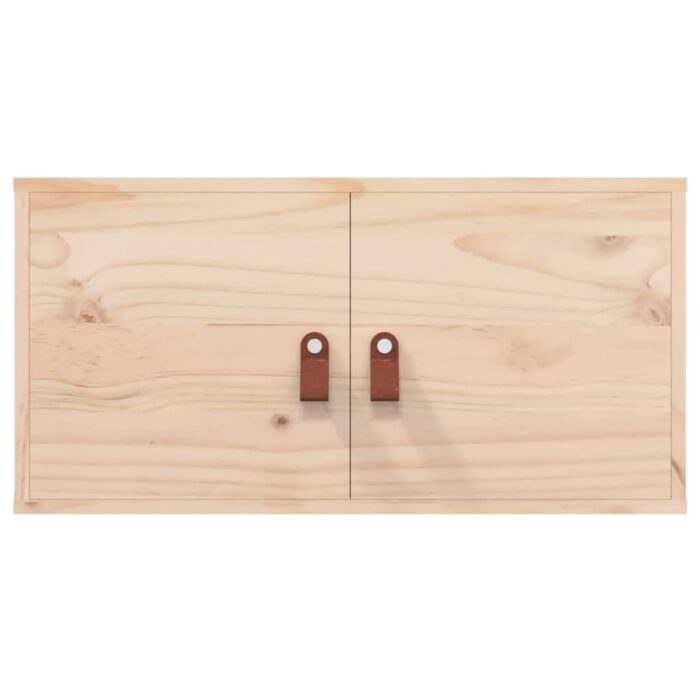 Armoires murales 2 pcs 60x30x30 cm Bois de pin massif – Image 2