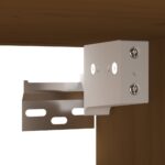 Armoires murales 2 pcs Marron miel 80x30x30 cm Bois Pin massif – Image 9