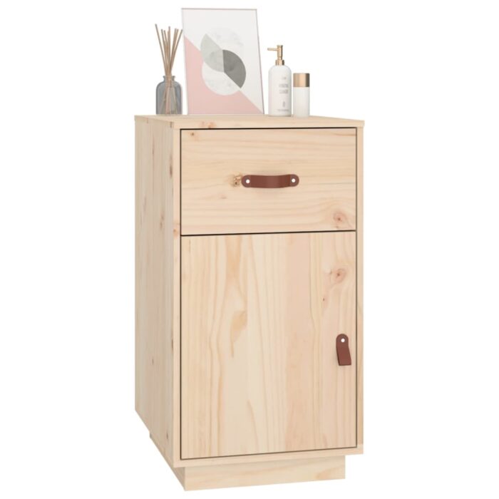 Armoire de bureau 40x50x75 cm Bois massif de pin – Image 2