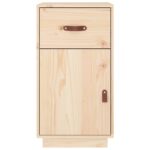 Armoire de bureau 40x50x75 cm Bois massif de pin – Image 4