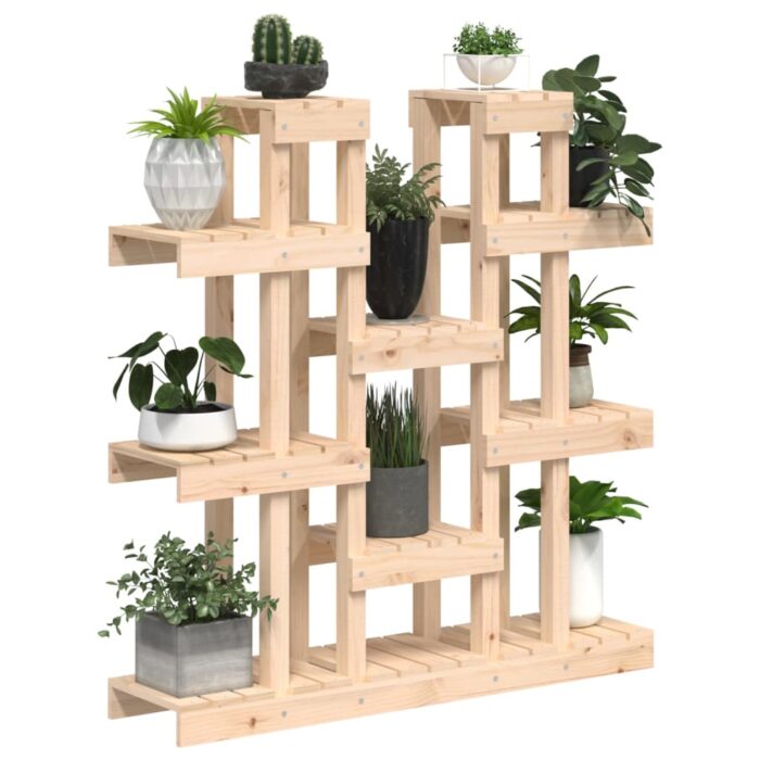 Support à plantes 104,5x25x109,5 cm Bois massif de pin – Image 2