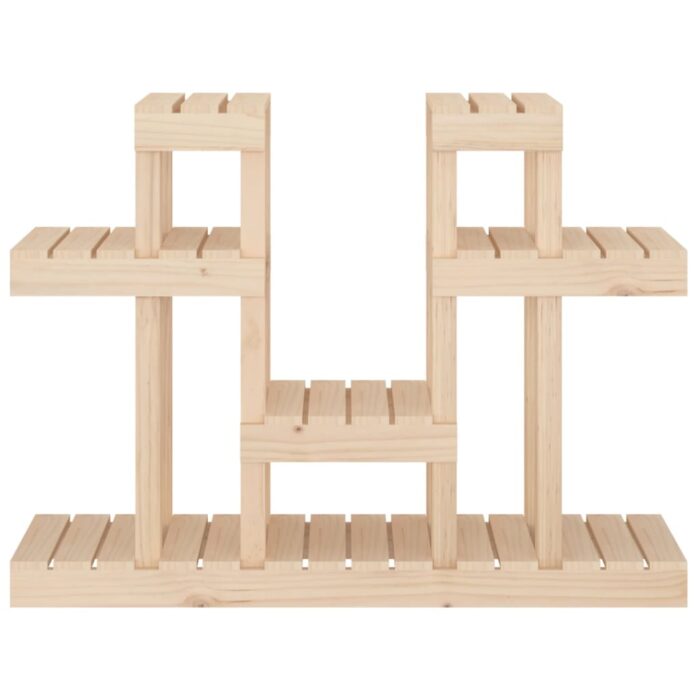 Support à plantes 104,5x25x77,5 cm Bois massif de pin – Image 3