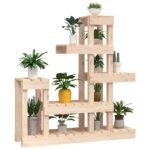 Support à plantes 92x25x97 cm Bois massif de pin – Image 2